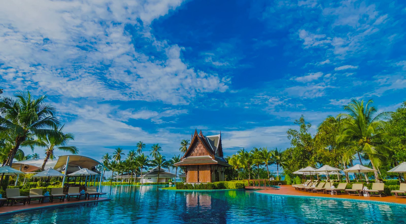 Tropical beach destination